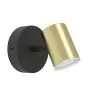 Eglo Applique Murale Consuma 1 Acier Noir Dorée | IP44 - Convient pour 1x GU10