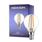 Noxion Lucent LED E14 Boule Filament Claire 2.5W 250lm - 827 Blanc Très Chaud | Équivalent 25W