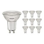 Voordeelpak 10x Noxion LED Spot GU10 PAR16 4W 345lm 36D - 830 Warm Wit | Dimbaar - Vervangt 50W