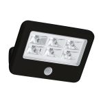 Eglo Wandlamp Gavello Zwart 840 Koel Wit | IP54 - Bewegingssensor