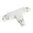3 Fase T-connector V Aarde Rechts - Wit