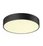 SLV Medo Pro 40 Wand en Plafondlamp Aluminium Zwart Rond 19W 2500lm - 930-940 CCT | IP50 - Beste Kleurweergave - Dali Dimbaar 