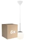 Voordeelpak 6x Nordlux Café Pendelarmatuur Glas Wit | Geschikt voor E27